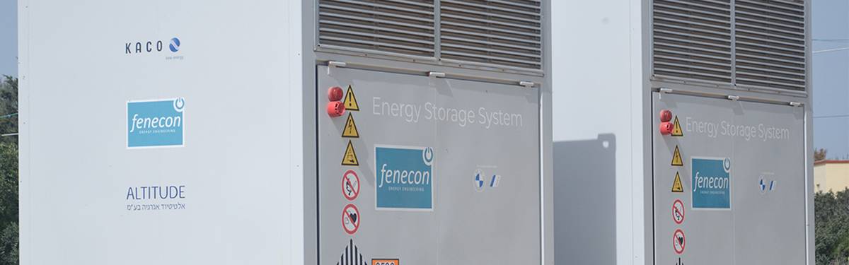 Energy storage system in Israel