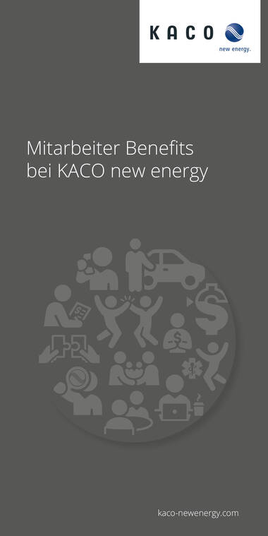 Brochure on the benefits of KACO new energy