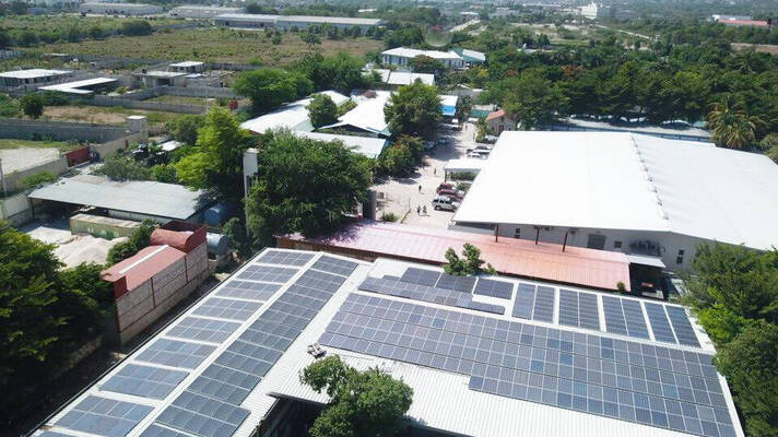 Solardach in Haiti