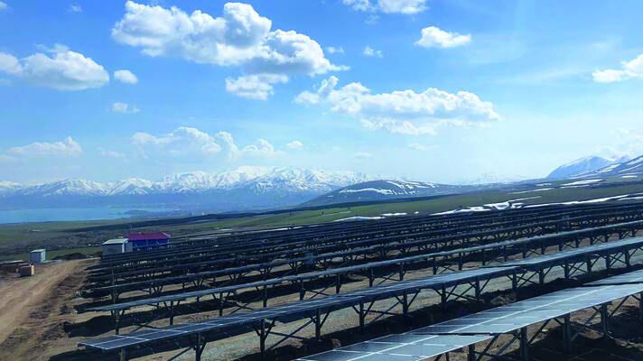Solar park Tatvan, Turkey