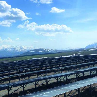 Solar park Tatvan, Turkey