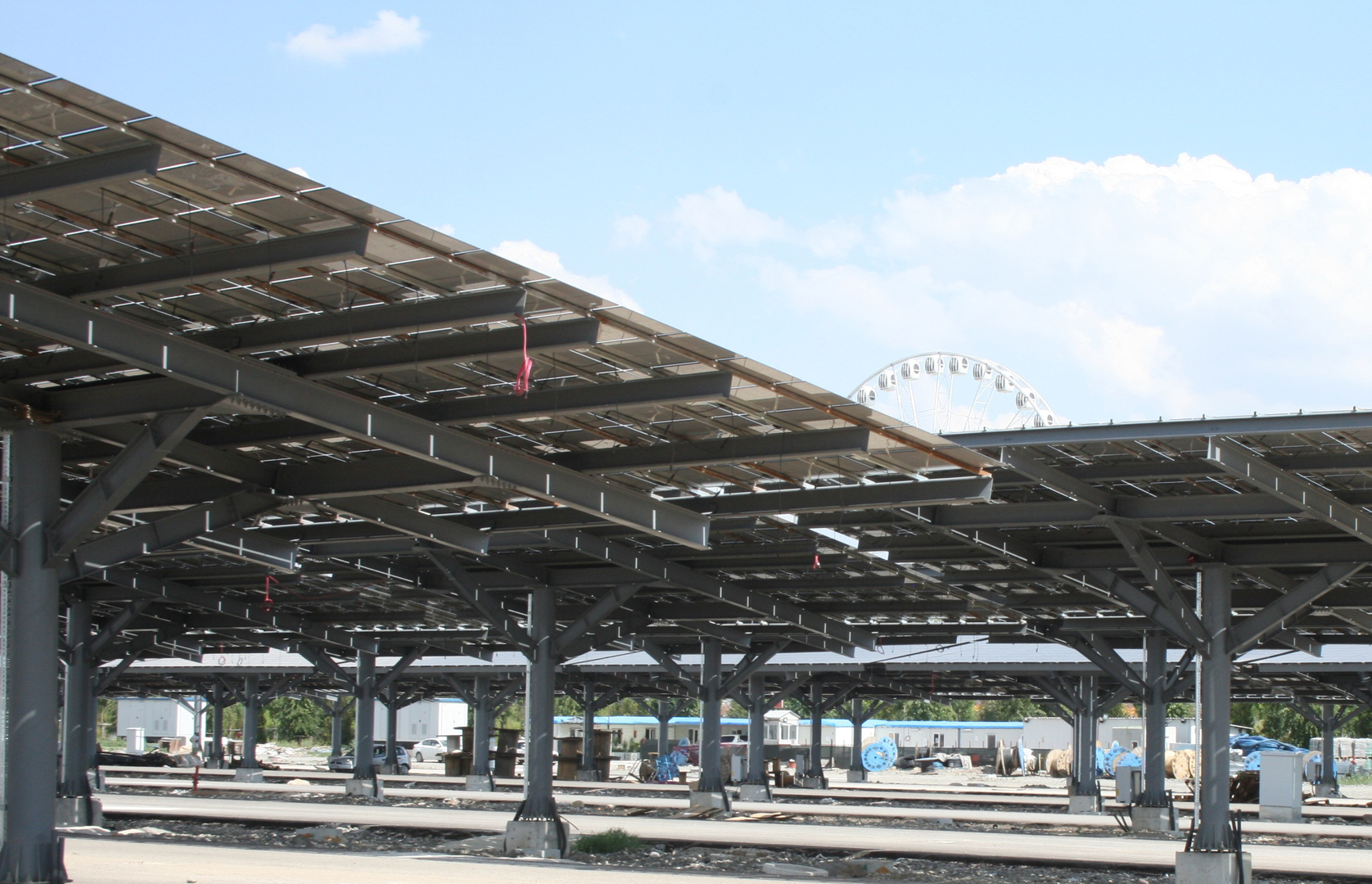Kaco New Energy Supplies Inverters To The World S Largest Solar Carport Kaco New Energy